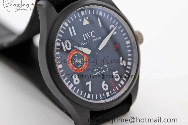 MIROTIME 0213 Mark XVIII ‘TOPGUN SFTI’ Ceramic M+F Best Edition Black Dial on Black Nylon Strap A MultiPurpose 7047